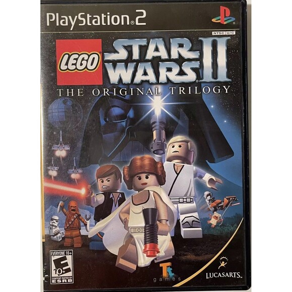 LEGO Star Wars II The Original Trilogy SONY PLAYSTATION 2 PS2 GAME Complete CIB - Picture 1 of 3